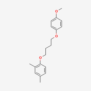 molecular formula C19H24O3 B5000894 1-[4-(4-methoxyphenoxy)butoxy]-2,4-dimethylbenzene 