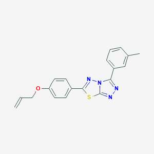 3-(3-Methylphenyl)-6-[4-(prop-2-en-1-yloxy)phenyl][1,2,4]triazolo[3,4-b][1,3,4]thiadiazole