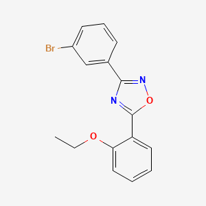 3-(3-bromophenyl)-5-(2-ethoxyphenyl)-1,2,4-oxadiazole