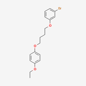 1-bromo-3-[4-(4-ethoxyphenoxy)butoxy]benzene