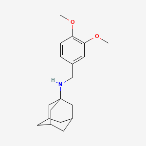 N-[(3,4-dimethoxyphenyl)methyl]adamantan-1-amine