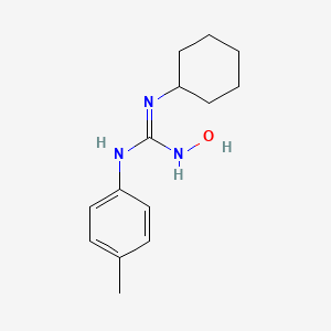 N-cyclohexyl-N''-hydroxy-N'-(4-methylphenyl)guanidine