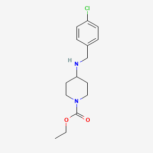 Ethyl 4-[(4-chlorophenyl)methylamino]piperidine-1-carboxylate