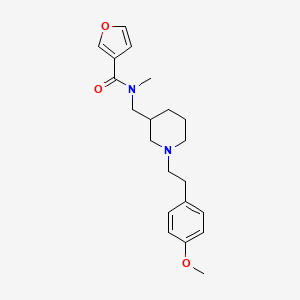 N-({1-[2-(4-methoxyphenyl)ethyl]-3-piperidinyl}methyl)-N-methyl-3-furamide