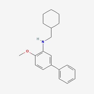 molecular formula C20H25NO B5001729 (cyclohexylmethyl)(4-methoxy-3-biphenylyl)amine 