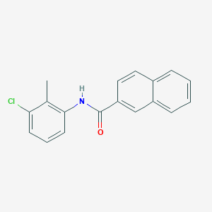 molecular formula C18H14ClNO B500177 N-(3-chloro-2-methylphenyl)-2-naphthamide 