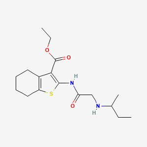 ethyl 2-{[N-(sec-butyl)glycyl]amino}-4,5,6,7-tetrahydro-1-benzothiophene-3-carboxylate