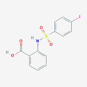 molecular formula C13H10INO4S B500180 2-{[(4-Iodophenyl)sulfonyl]amino}benzoic acid CAS No. 881302-38-1
