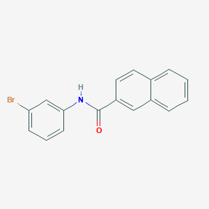 molecular formula C17H12BrNO B500182 N-(3-bromophenyl)naphthalene-2-carboxamide CAS No. 403830-12-6