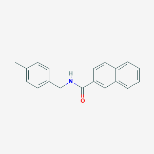 molecular formula C19H17NO B500183 N-(4-methylbenzyl)-2-naphthamide CAS No. 749878-05-5
