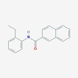molecular formula C19H17NO B500184 N-(2-ethylphenyl)naphthalene-2-carboxamide 