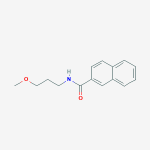 molecular formula C15H17NO2 B500185 N-(3-methoxypropyl)-2-naphthamide 