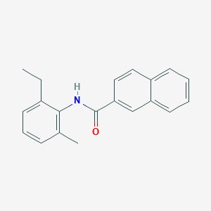 molecular formula C20H19NO B500186 N-(2-ethyl-6-methylphenyl)naphthalene-2-carboxamide 