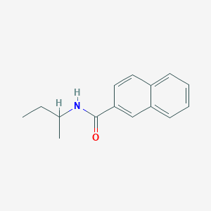 molecular formula C15H17NO B500188 N-(butan-2-yl)naphthalene-2-carboxamide 