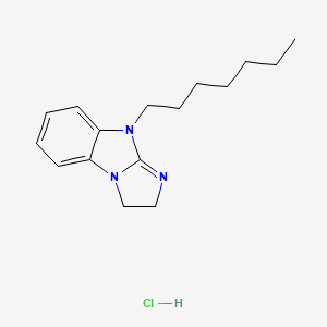 9-heptyl-2,9-dihydro-3H-imidazo[1,2-a]benzimidazole hydrochloride