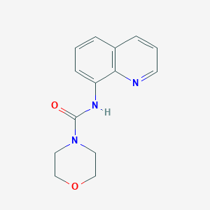 molecular formula C14H15N3O2 B500194 N-quinolin-8-ylmorpholine-4-carboxamide CAS No. 712301-68-3
