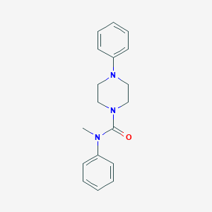 N-methyl-N,4-diphenylpiperazine-1-carboxamide
