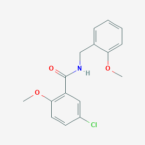 5-chloro-2-methoxy-N-(2-methoxybenzyl)benzamide