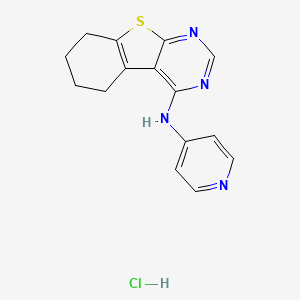 N-4-pyridinyl-5,6,7,8-tetrahydro[1]benzothieno[2,3-d]pyrimidin-4-amine hydrochloride