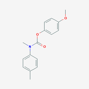molecular formula C16H17NO3 B500200 4-Methoxyphenyl methyl(p-tolyl)carbamate CAS No. 691380-63-9