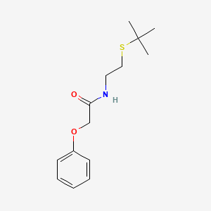 N-[2-(tert-butylthio)ethyl]-2-phenoxyacetamide