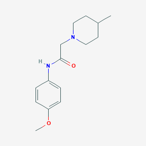 N-(4-methoxyphenyl)-2-(4-methyl-1-piperidinyl)acetamide