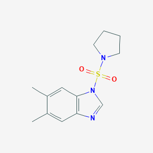 5,6-dimethyl-1-(pyrrolidin-1-ylsulfonyl)-1H-benzo[d]imidazole