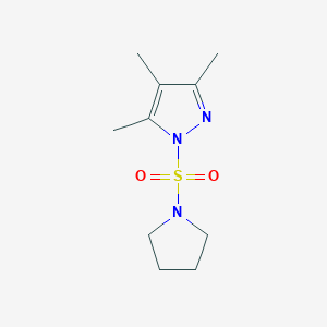 3,4,5-trimethyl-1-(1-pyrrolidinylsulfonyl)-1H-pyrazole