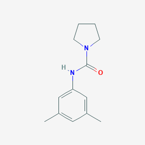 molecular formula C13H18N2O B500219 N-(3,5-dimethylphenyl)pyrrolidine-1-carboxamide 