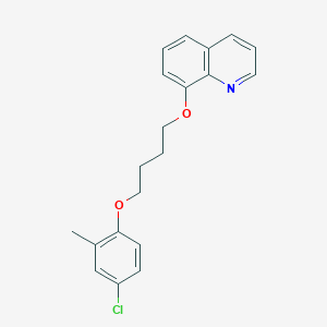 8-[4-(4-chloro-2-methylphenoxy)butoxy]quinoline