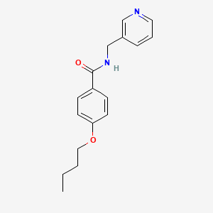 molecular formula C17H20N2O2 B5002282 4-butoxy-N-(3-pyridinylmethyl)benzamide 