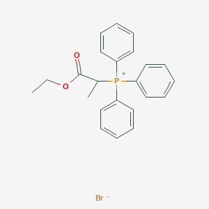 molecular formula C23H24BrO2P B050023 (1-乙氧基-1-氧代丙-2-基)三苯基溴化鏻 CAS No. 30018-16-7