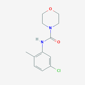 molecular formula C12H15ClN2O2 B500230 4-(N-(5-Chloro-2-methylphenyl)carbamoyl)morpholine 