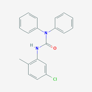 molecular formula C20H17ClN2O B500231 3-(5-Chloro-2-methylphenyl)-1,1-diphenylurea CAS No. 890602-28-5