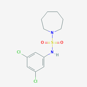 molecular formula C12H16Cl2N2O2S B500232 N-(3,5-dichlorophenyl)-1-azepanesulfonamide CAS No. 890601-99-7