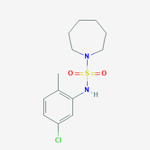 molecular formula C13H19ClN2O2S B500234 N-(5-chloro-2-methylphenyl)-1-azepanesulfonamide CAS No. 890602-38-7