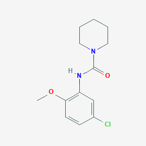 molecular formula C13H17ClN2O2 B500235 N-(5-chloro-2-methoxyphenyl)piperidine-1-carboxamide 