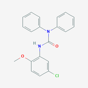 molecular formula C20H17ClN2O2 B500237 3-(5-Chloro-2-methoxyphenyl)-1,1-diphenylurea CAS No. 890602-47-8