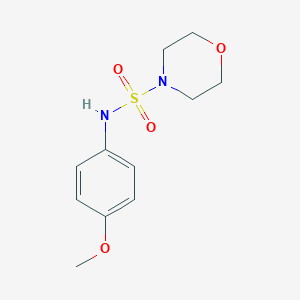 molecular formula C11H16N2O4S B500239 N-(4-甲氧基苯基)吗啉-4-磺酰胺 CAS No. 90470-86-3