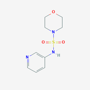 molecular formula C9H13N3O3S B500240 N-pyridin-3-ylmorpholine-4-sulfonamide CAS No. 838888-48-5