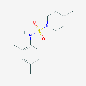 molecular formula C14H22N2O2S B500244 N-(2,4-二甲苯基)-4-甲基哌啶-1-磺酰胺 CAS No. 941912-94-3