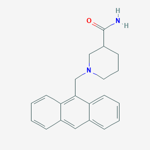 1-(9-anthrylmethyl)-3-piperidinecarboxamide