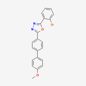 2-(2-bromophenyl)-5-(4'-methoxy-4-biphenylyl)-1,3,4-oxadiazole