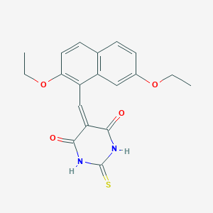 5-[(2,7-diethoxy-1-naphthyl)methylene]-2-thioxodihydro-4,6(1H,5H)-pyrimidinedione