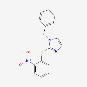 1-benzyl-2-[(2-nitrophenyl)sulfanyl]-1H-imidazole