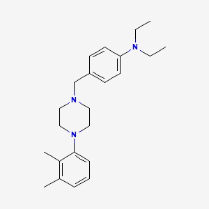 4-{[4-(2,3-dimethylphenyl)piperazin-1-yl]methyl}-N,N-diethylaniline