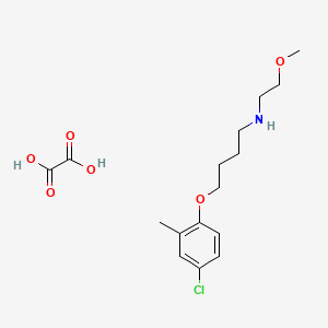 molecular formula C16H24ClNO6 B5002578 [4-(4-chloro-2-methylphenoxy)butyl](2-methoxyethyl)amine oxalate 