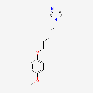 1-[5-(4-methoxyphenoxy)pentyl]-1H-imidazole