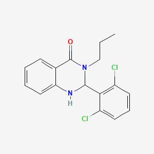 2-(2,6-dichlorophenyl)-3-propyl-2,3-dihydro-4(1H)-quinazolinone