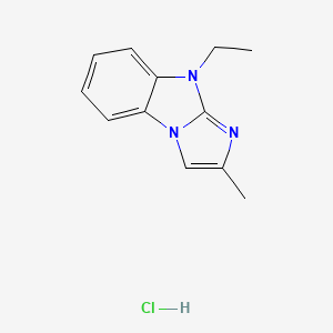 9-ethyl-2-methyl-9H-imidazo[1,2-a]benzimidazole hydrochloride